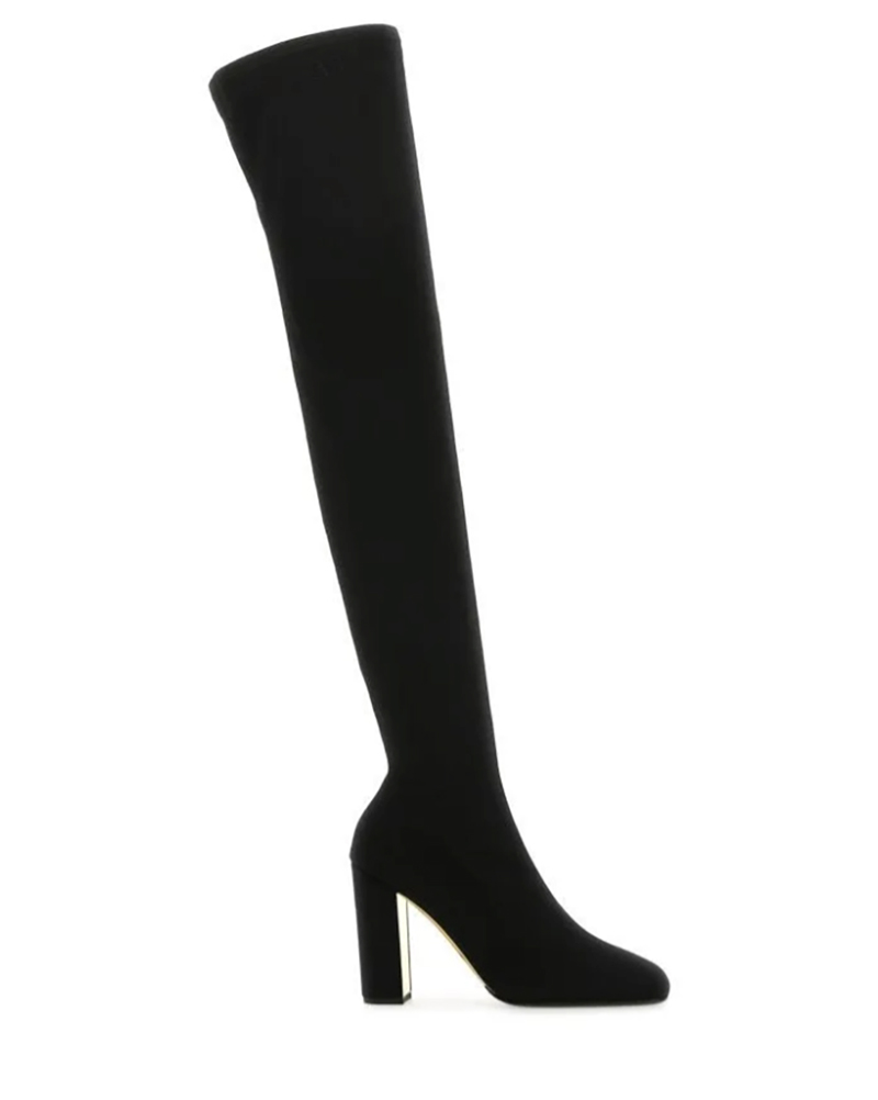 over knee boots in style 202rdesigner valentino black