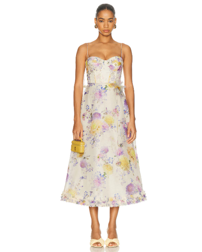 what to wear to afternoon tea london floral mini dress