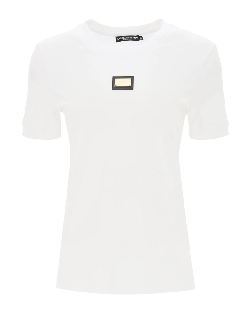 dolce gabbana designer t shirt womens white 