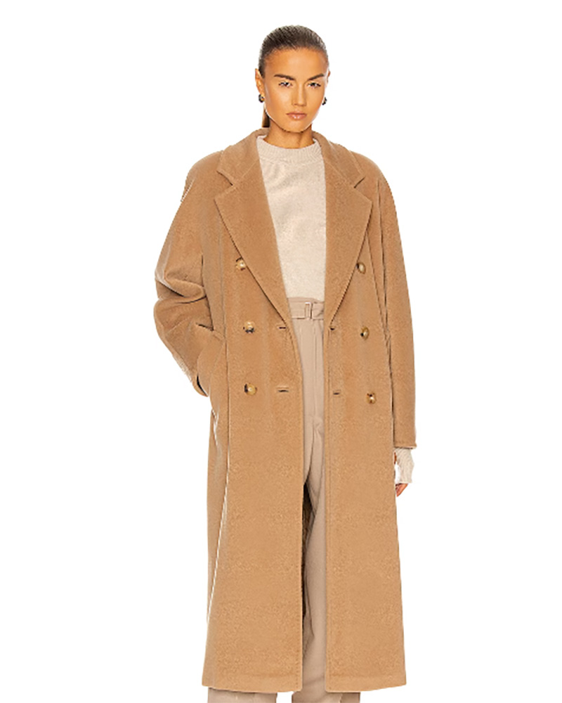 womens luxury coat Max Mara Madame camel