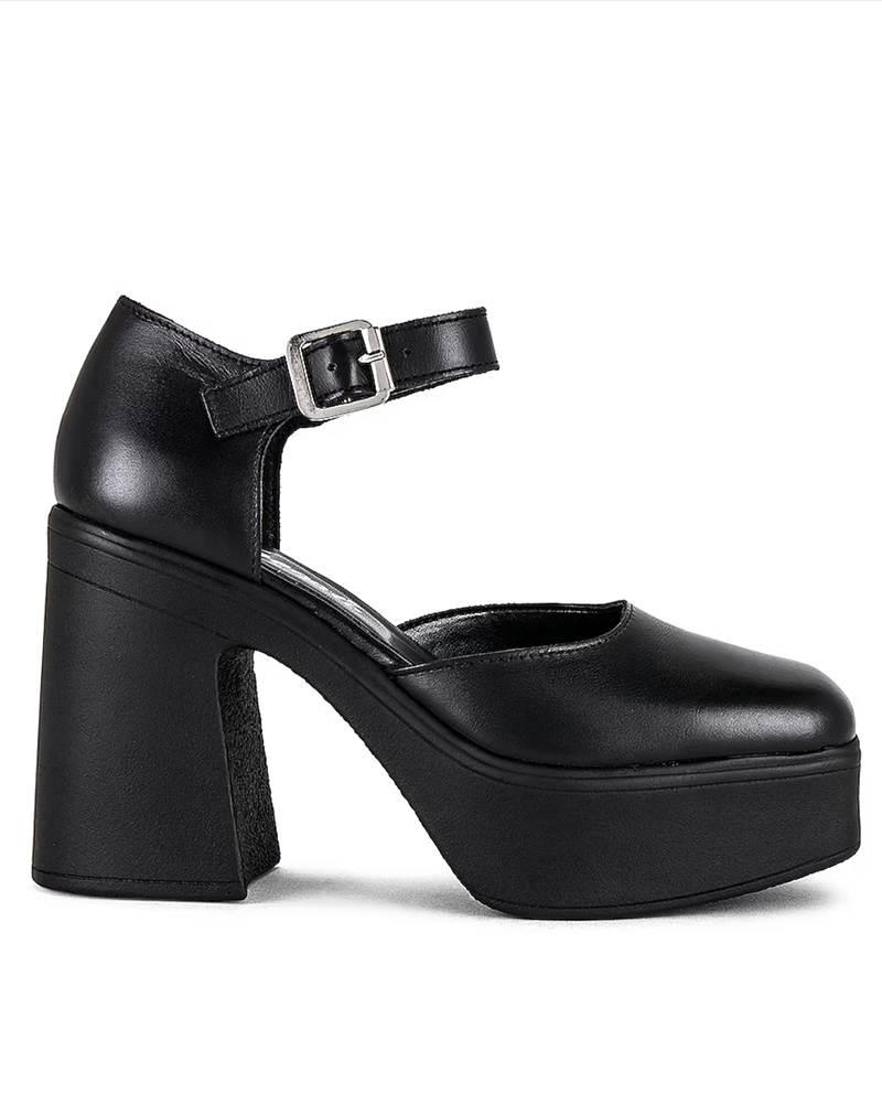 best mary jane shoes 2024 chunky heel black