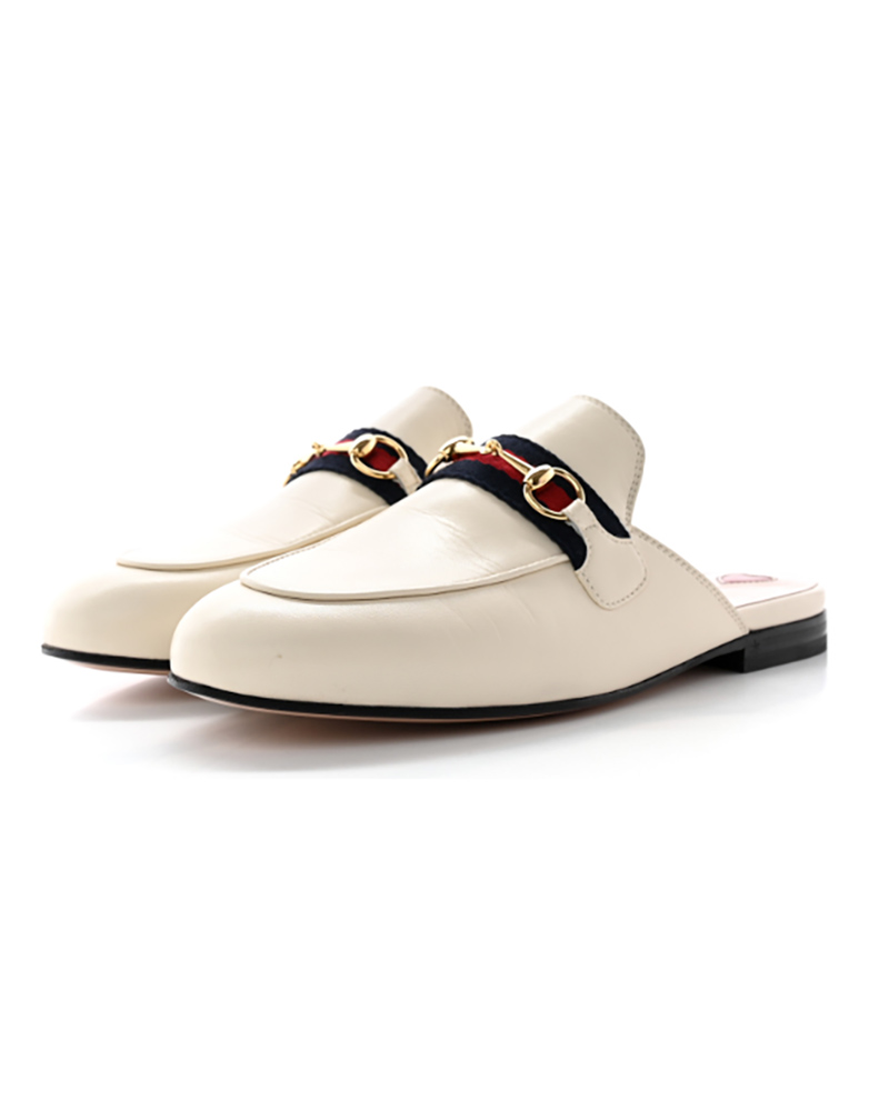 gucci mules in style 2024 white