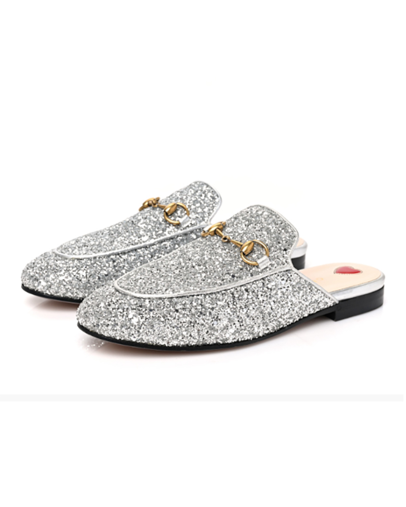 gucci trendy mules 2024 womens silver 
