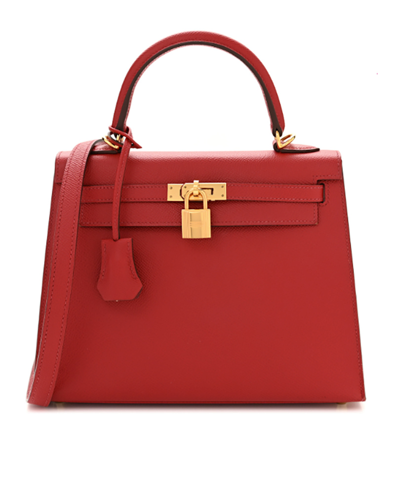 bag trends 2024 hermes kelly sellier rouge bag red