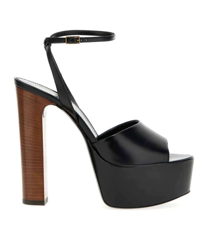 best platform high heels 2024 black saint laurent