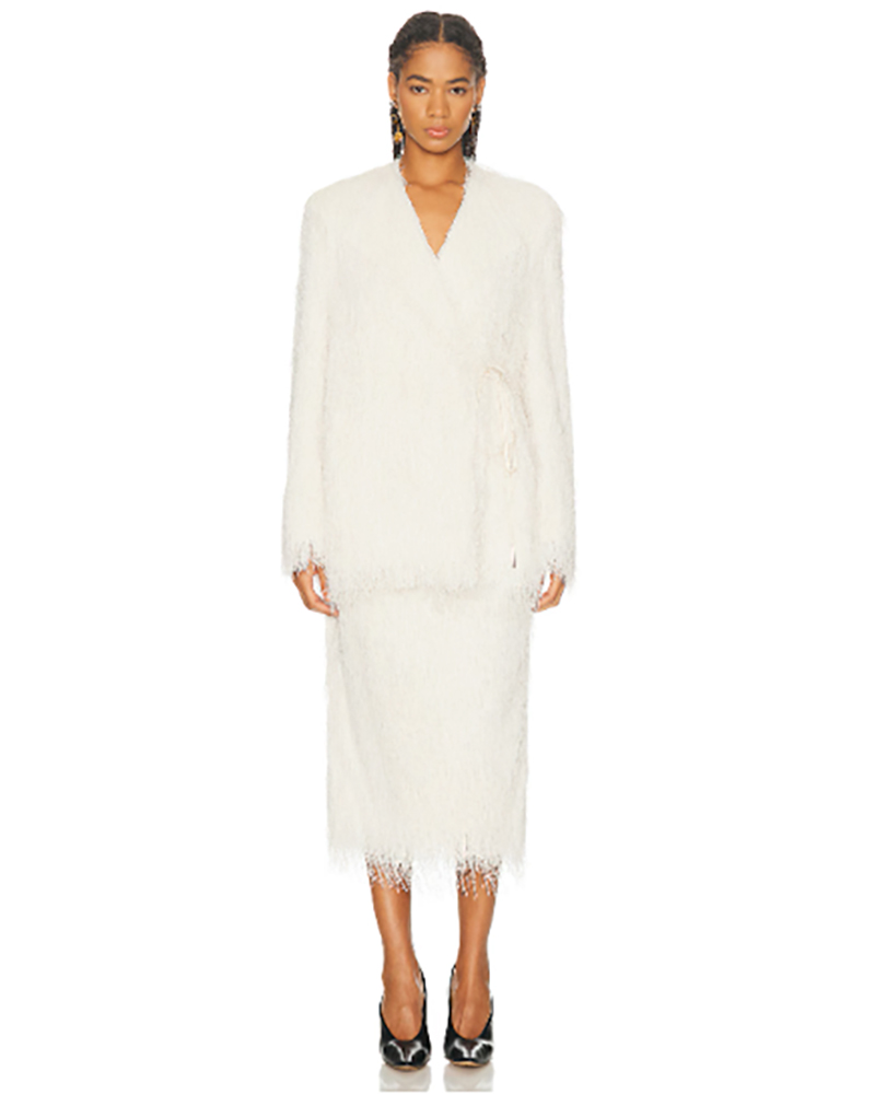 white fringe mini skirt womens fashion trend 2026