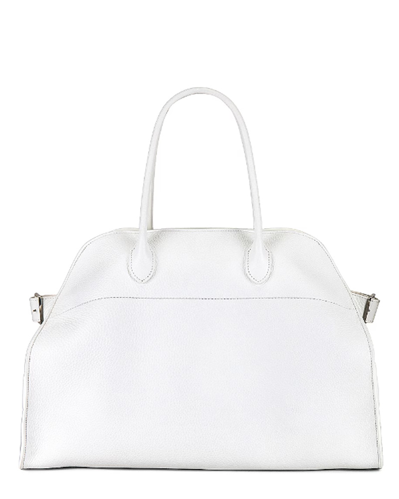 the row soft margaux 17 bag white