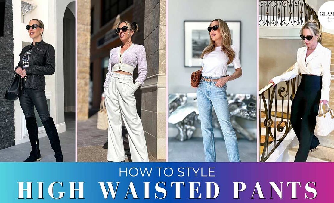 high waisted pants outfit ideas womens fashion