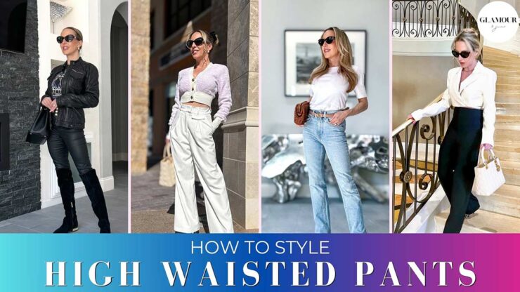 high waisted pants outfit ideas womens fashion