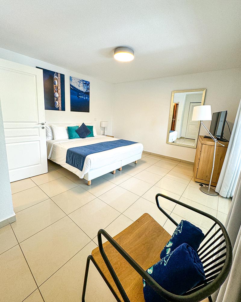 Grand Case beach hotel Saint Martin bedroom 