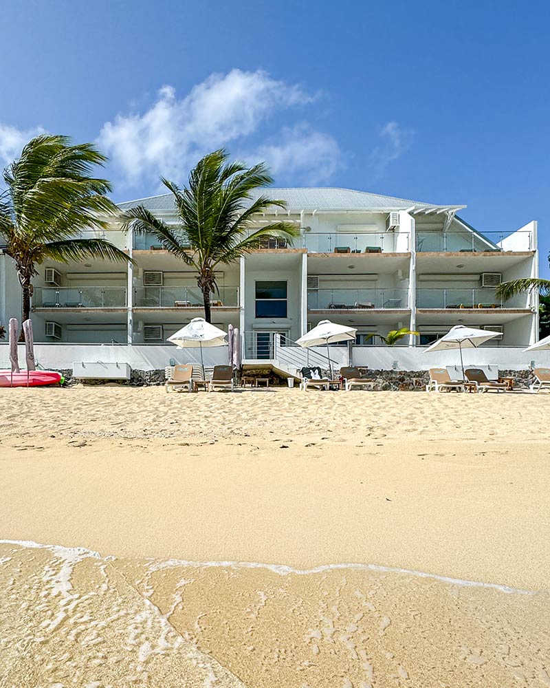 Bleu Emeraude saint martin luxury grand case beach hotel