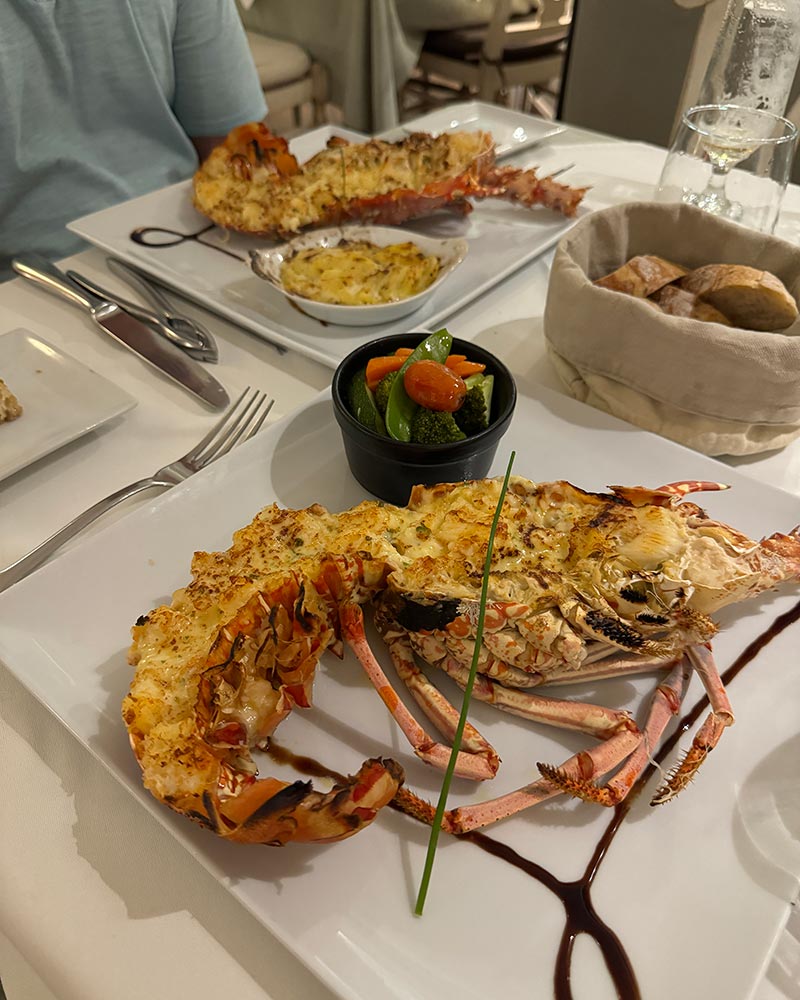 bistrot caraibes saint martin lobster