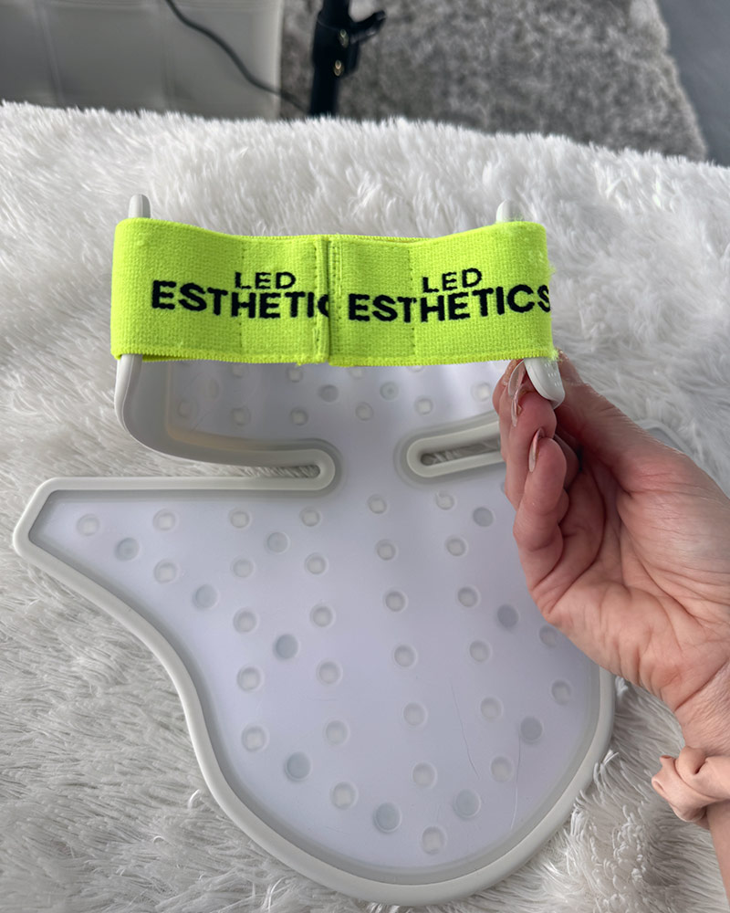 led esthetics glotech collar red light infrared 