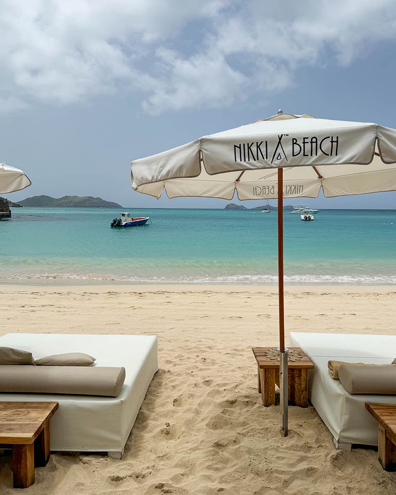 Nikki Beach St Barts st jean beach