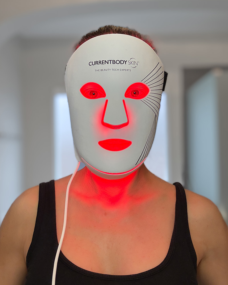 currentbody led mask red light therapy