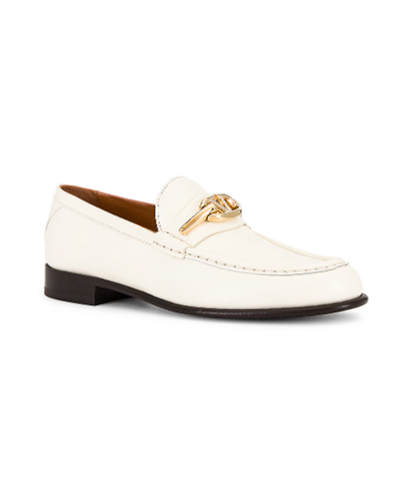 best designer loafers 2025 white valentino garavani vlogo