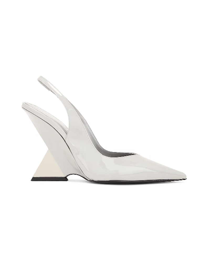 white wedges slingback shoes the attico