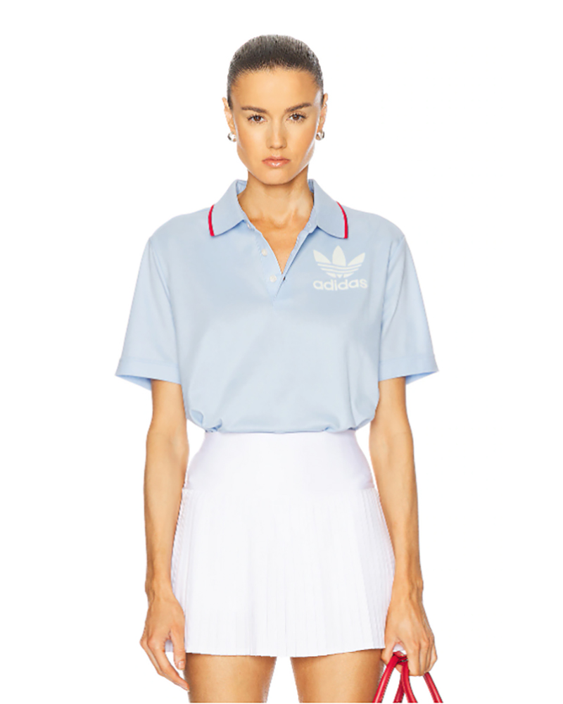 casual fashion trend 2025 womens polo shirt blue