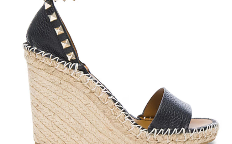 designer espadrilles womens valentino garavani black