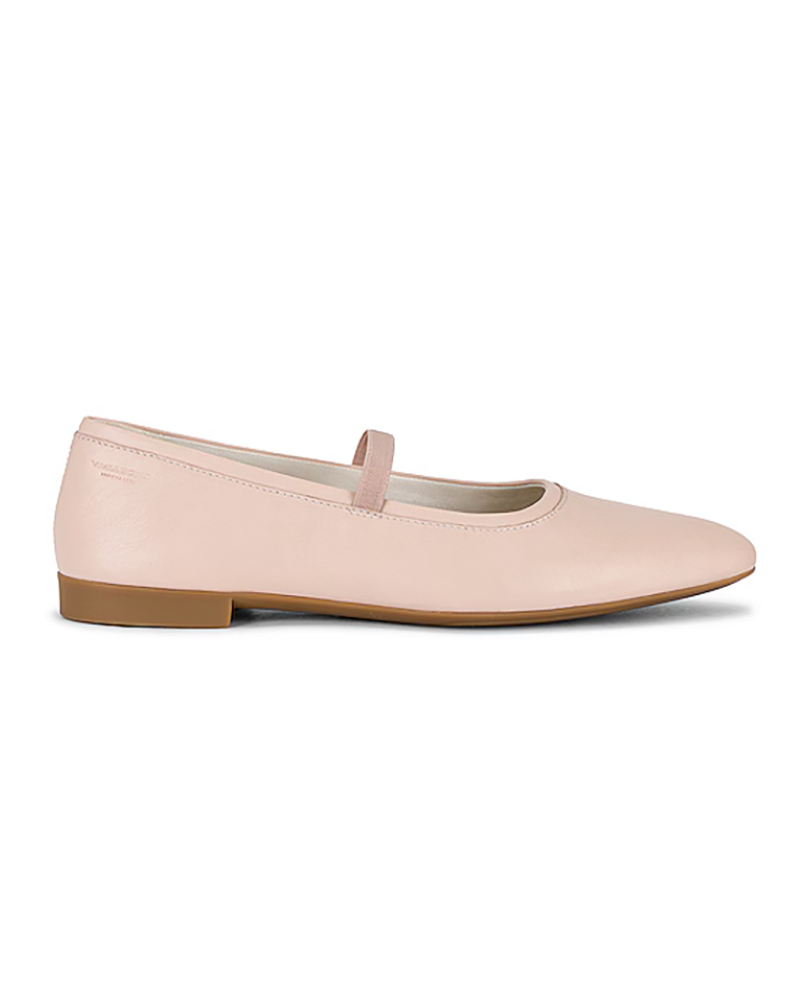 ballet flats womens pink leather 