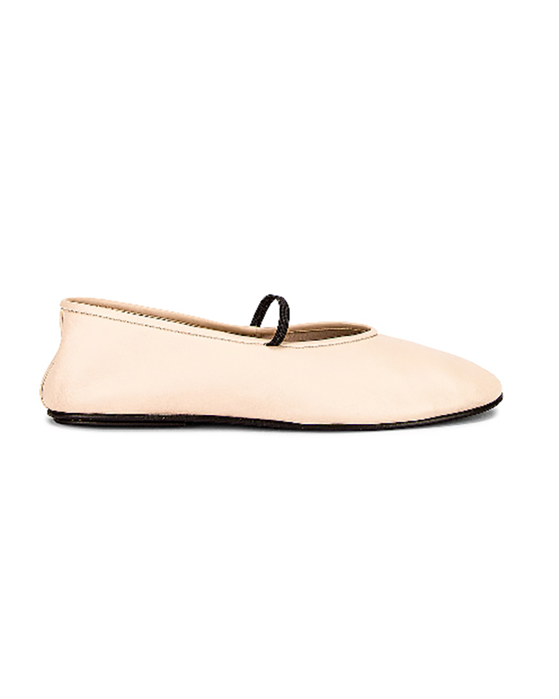 designer ballet flats womens The Row celebrity shoe trend