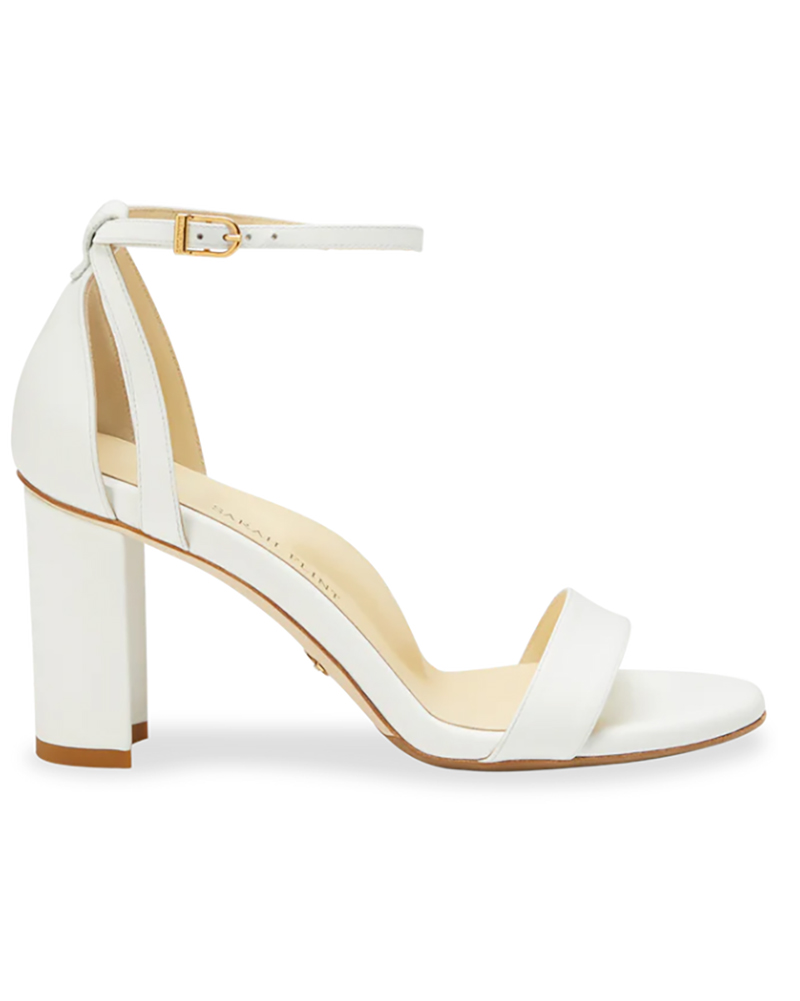 graduation shoes block heels white