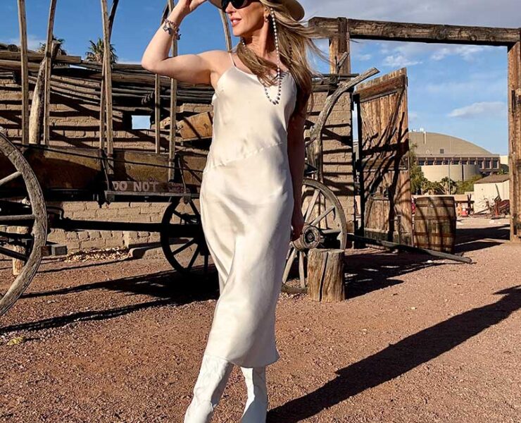 how style slip dress white outfit