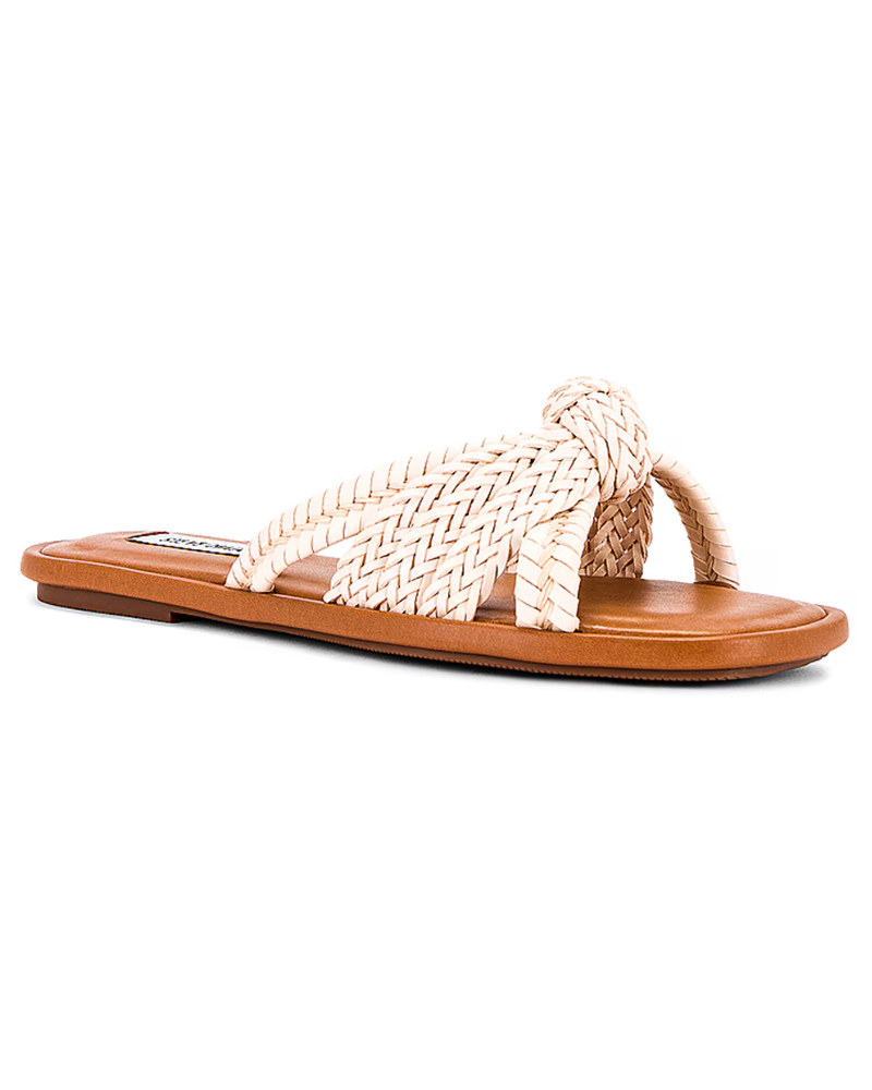 steve madden slides kandance cream sandals