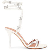 best white strappy heel sandals