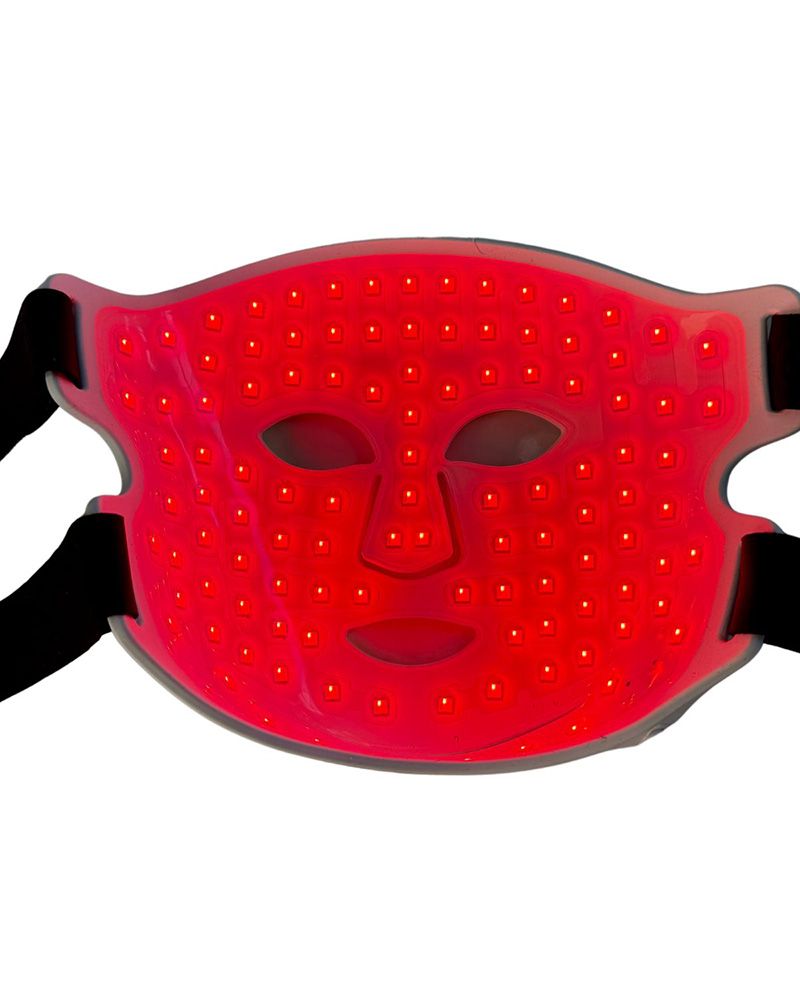 best LED face mask red light placement