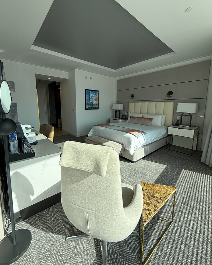 Image showcasing Aria Sky Suites review : Inside ARIA's Sky Suites King Room - Glamour ...