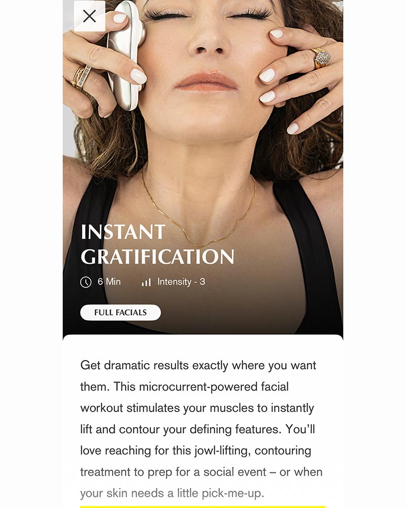 non surgical facelift instant gratification ziip halo treatment