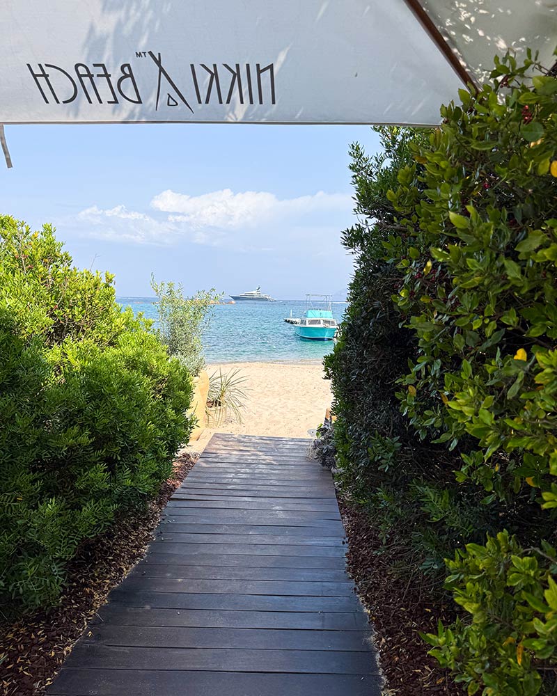 Nikki Beach Costa Smeralda beach sea view