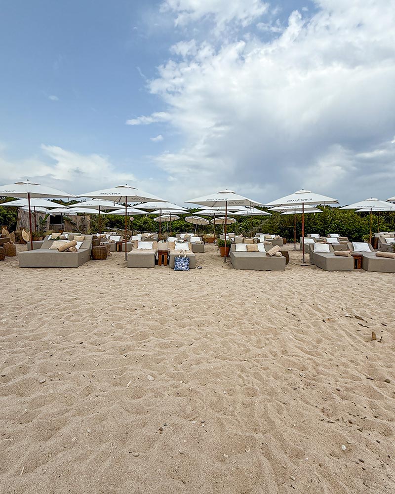Nikki Beach Costa Smeralda beach layout