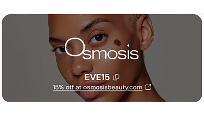 osmosis discount code skincare