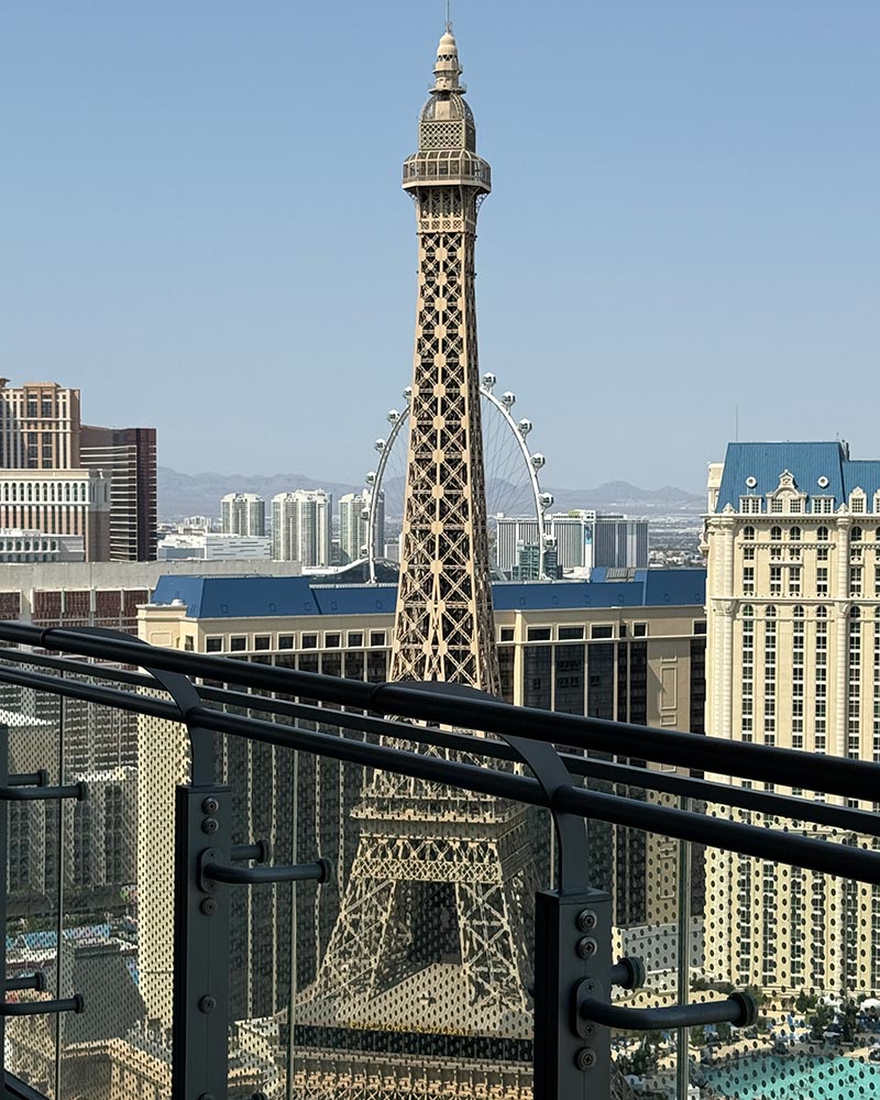 Cosmopolitan Las Vegas Wraparound Terrace Suite strip view