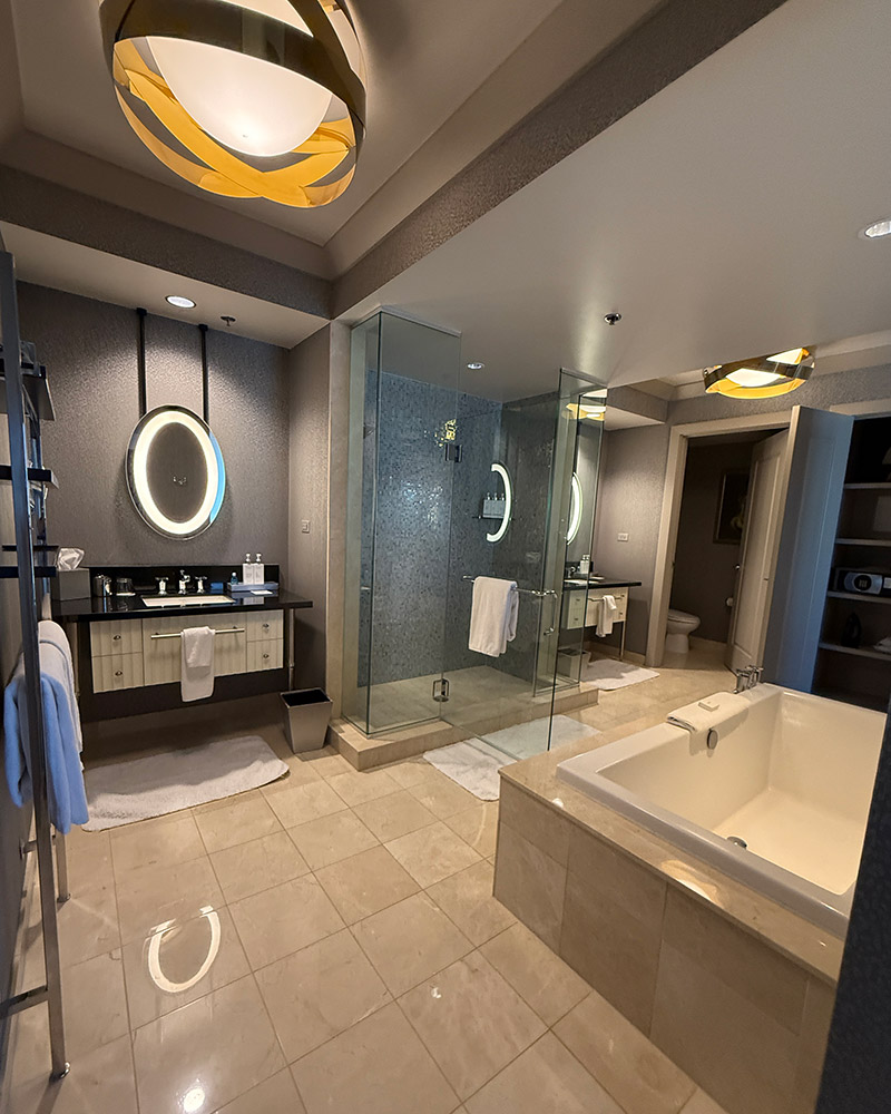 Cosmopolitan Las Vegas suite bathroom