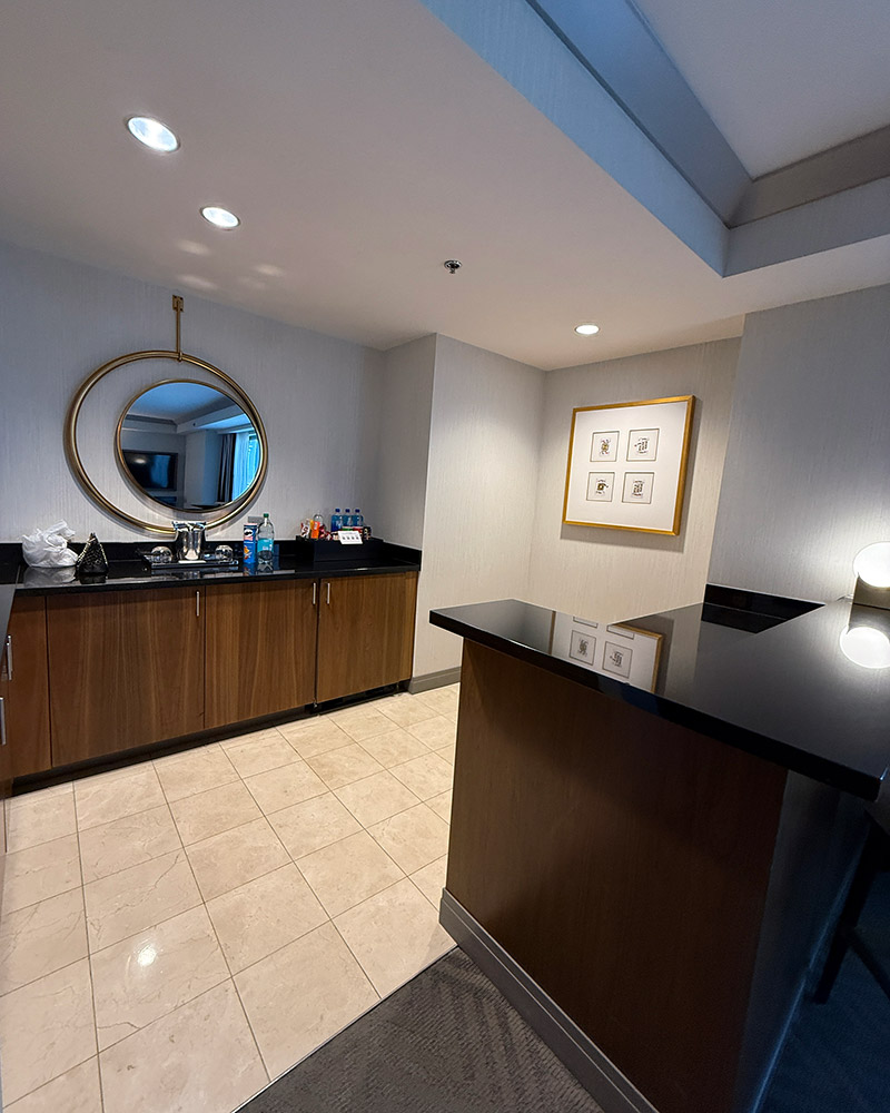 Cosmopolitan Las Vegas suite wet bar