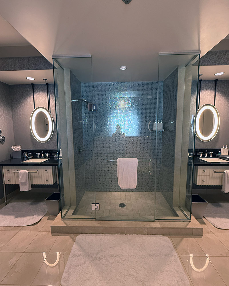 Wraparound Terrace Suite bathroom Cosmopolitan Las Vegas
