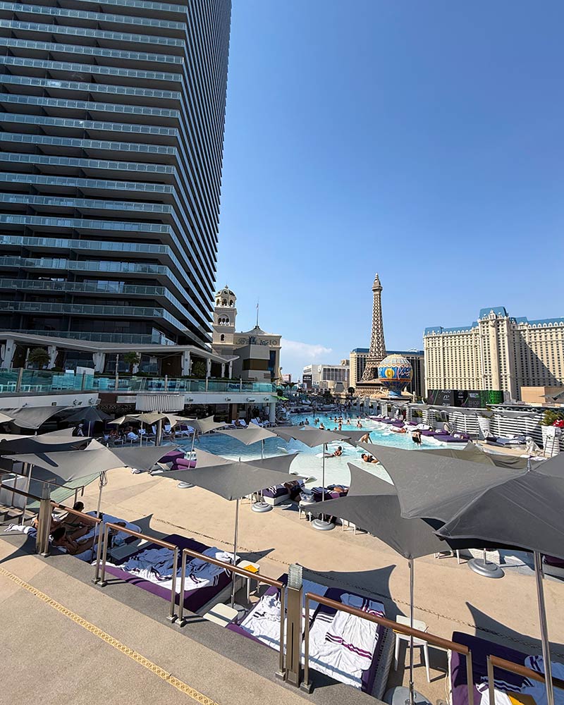 La piscine de révision de l'hôtel Cosmopolitan Las Vegas