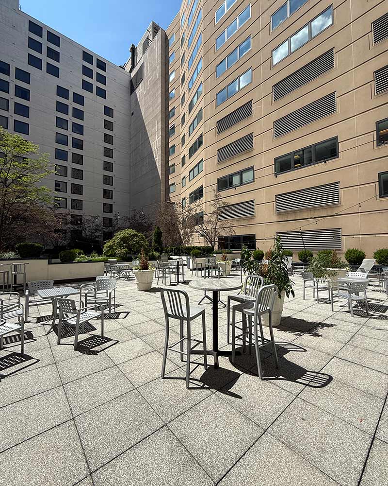JW marriott amenities communal courtyard