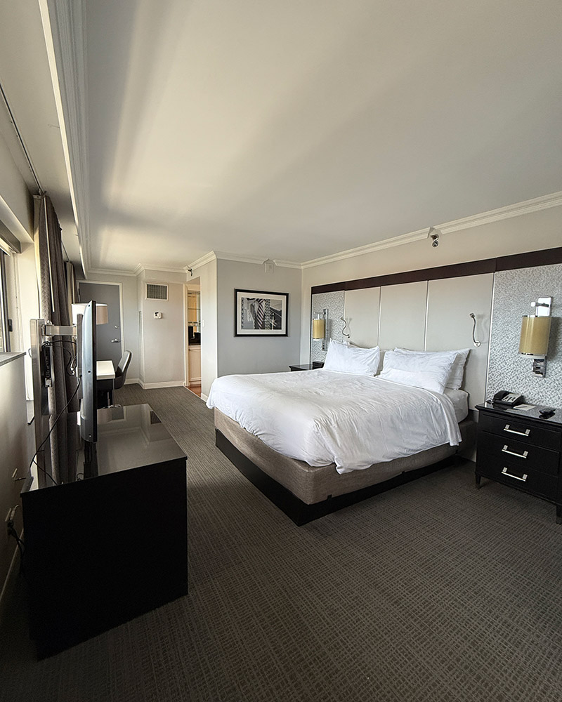 JW Marriott Washington DC large king guest room monument view corner