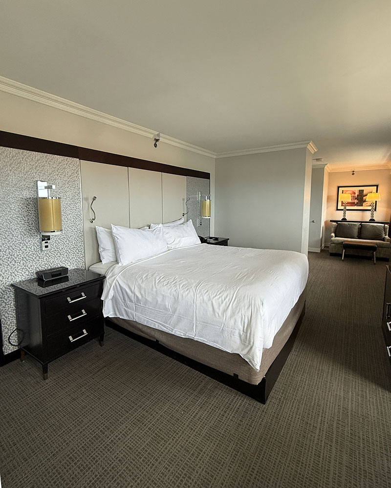 JW Marriott Washington DC large king guest room monument view