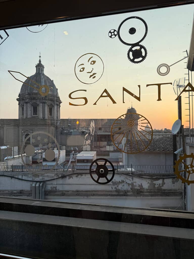 rooftop bar Rome Santa Cocktail Club
