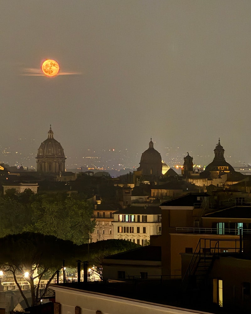 terrazza les etoiles roma views