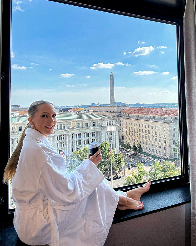 views JW Marriott Washington DC hotel suite