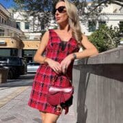 Dior mini saddle bag