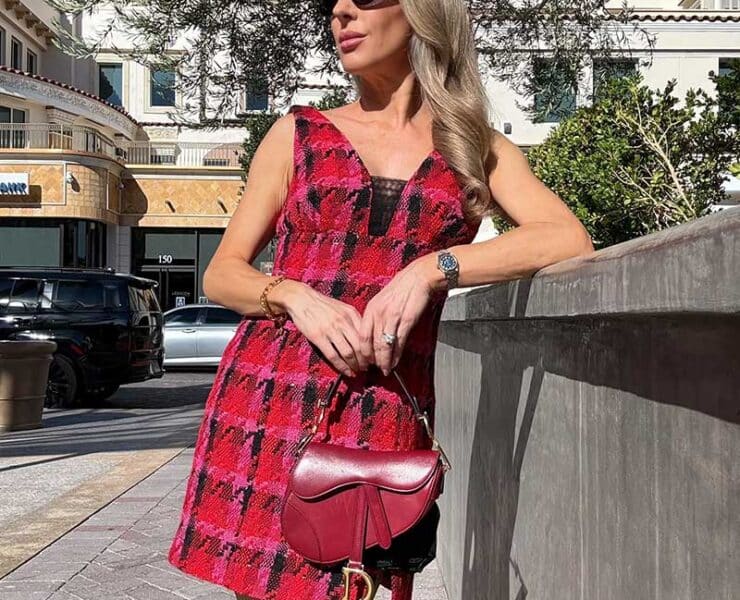 Dior mini saddle bag