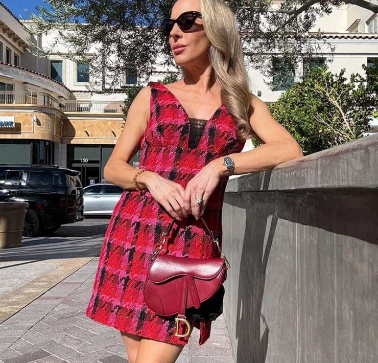 Dior mini saddle bag