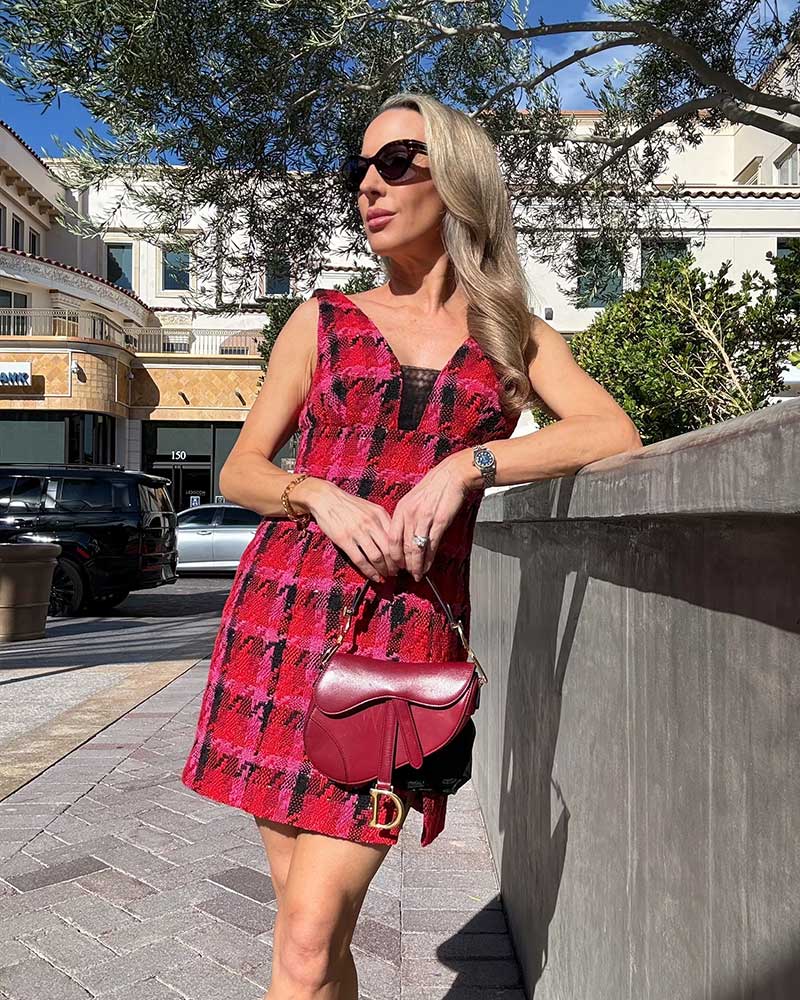 Christian Dior mini saddle bag